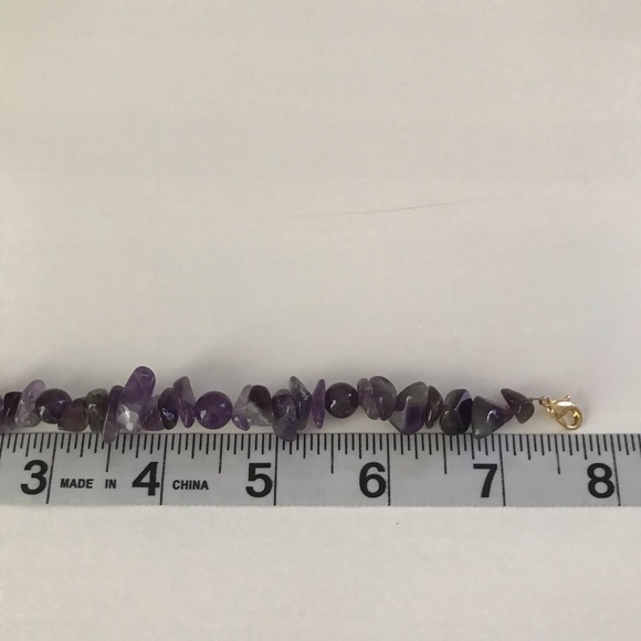 NWOT Amethyst Semiprecious Gemstone Bracelet - Picture 5 of 5